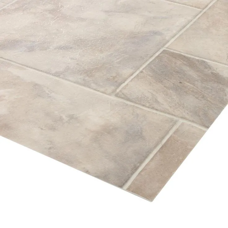 TrafficMASTER Modular Natural Slate Vinyl Sheet, Sold by 12 ft. Wide x Custom Length, photo 6 of 11