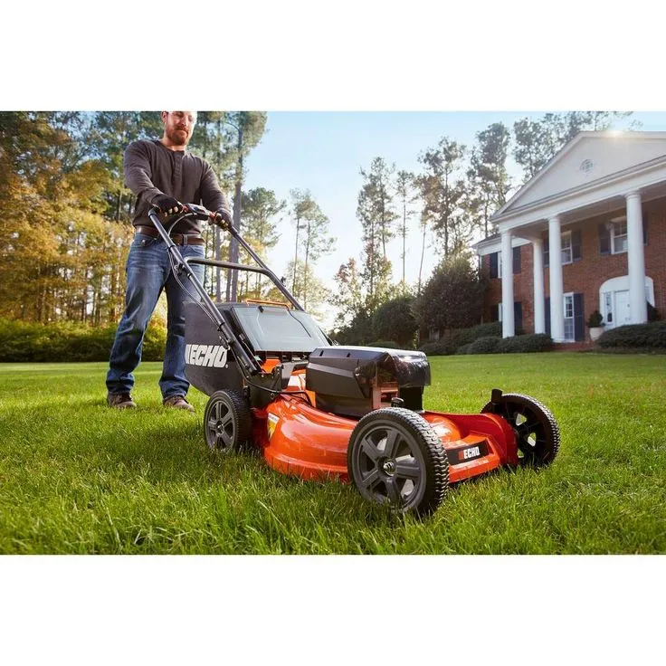 ECHO 21 in. 58-Volt Brushless Lithium-Ion Cordless Battery Walk Behind Push Lawn Mower - 4.0 Ah Battery/Charger Included, photo 3 of 11