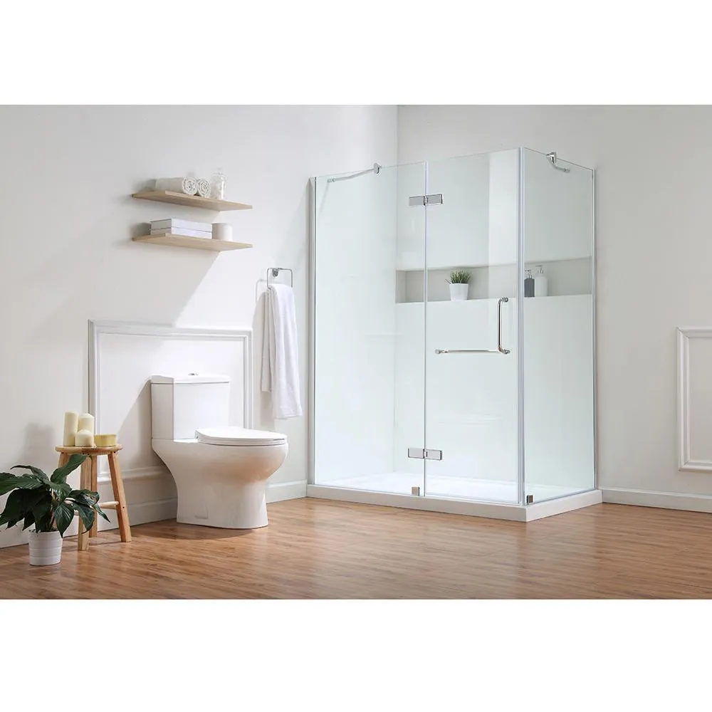 Glacier Bay Beck 2-Piece 1/1.6 GPF Dual Flush Elongated Toilet in White, Seat Included, photo 11 of 11