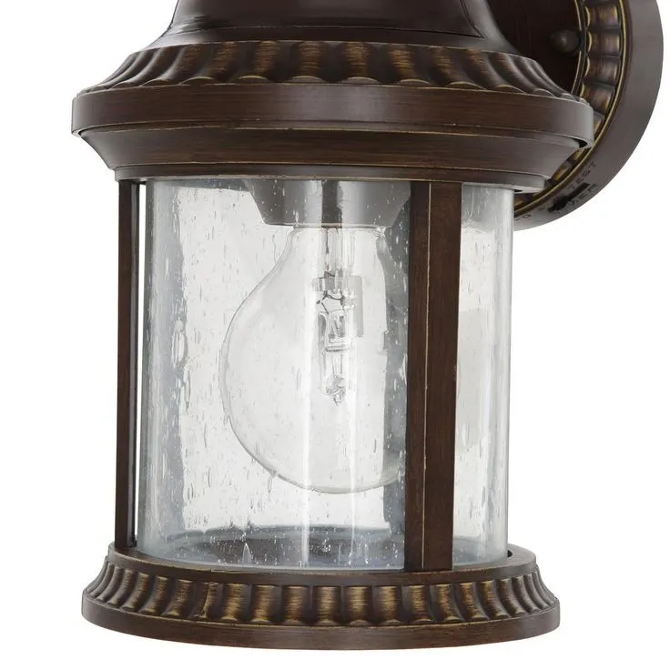 Bronze Motion Sensor Outdoor Wall Mount Coach Light Sconce, photo 2 of 6