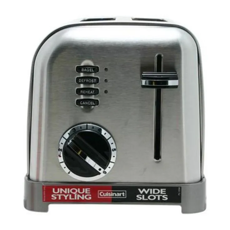 Classic Series 2-Slice Copper Stainless Wide Slot Toaster with Crumb Tray, photo 6 of 6