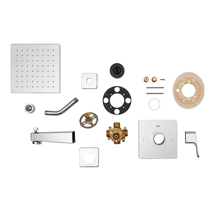 GROHE Tallinn Single-Handle 1-Spray Bathtub and Shower Faucet in StarLight Chrome (Valve Included), photo 5 of 7