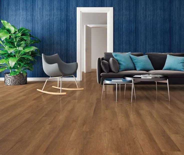 Style Selections Tawny Oak 6-mil x 6-in W x 36-in L Waterproof Interlocking Luxury Vinyl Plank Flooring, photo 3 of 8