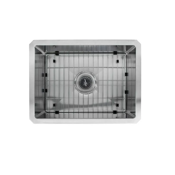 Undermount Stainless Steel 15 in. 16-Gauge Bar Sink in Brushed Stainless with Gooseneck Faucet, photo 2 of 5