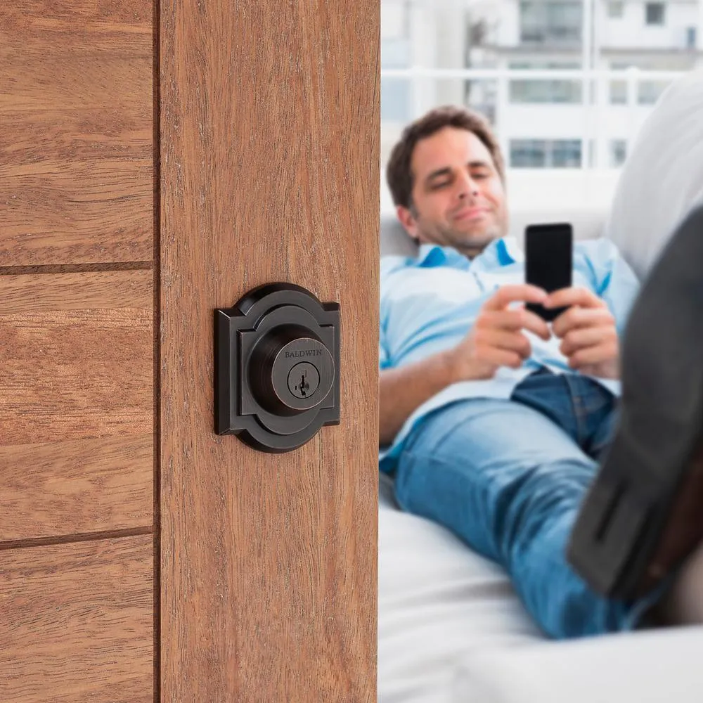 Kwikset Prestige Single Cylinder Venetian Bronze Arched Deadbolt Featuring SmartKey Security, photo 8 of 10