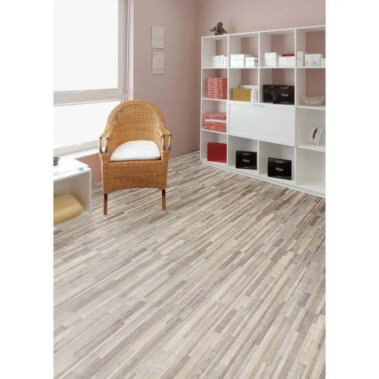 TrafficMASTER Seashore Wood 12 in. x 24 in. Peel and Stick Vinyl Tile Flooring (20 sq. ft. / case), photo 8 of 10
