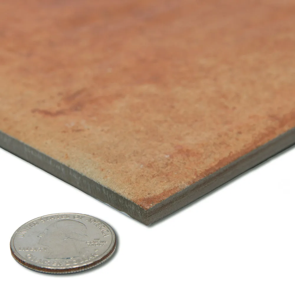 Merola Tile Rustic Cotto 13 in. x 13 in. Porcelain Floor and Wall Tile, photo 2 of 8