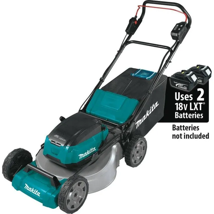 Makita 21 in. 18-Volt X2 (36-Volt) LXT Lithium-Ion Cordless Walk Behind Push Lawn Mower Kit with 4 Batteries (5.0 Ah), photo 5 of 8