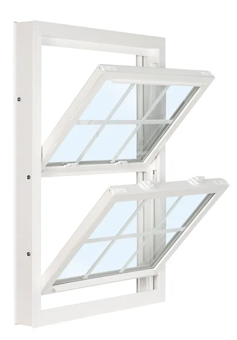 3201 Series Replacement 31-3/4 × 53-1/2 × 3-1/4 in Jamb White Vinyl Low-e Argon Double Hung Window Half Screen Included