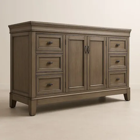Naples 60-Inch Vanity Cabinet