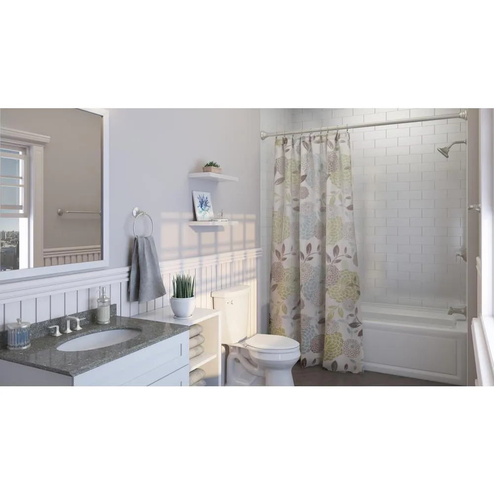 Archer 60 in. Right-Hand Drain Rectangular Alcove Bathtub in White, photo 4 of 18