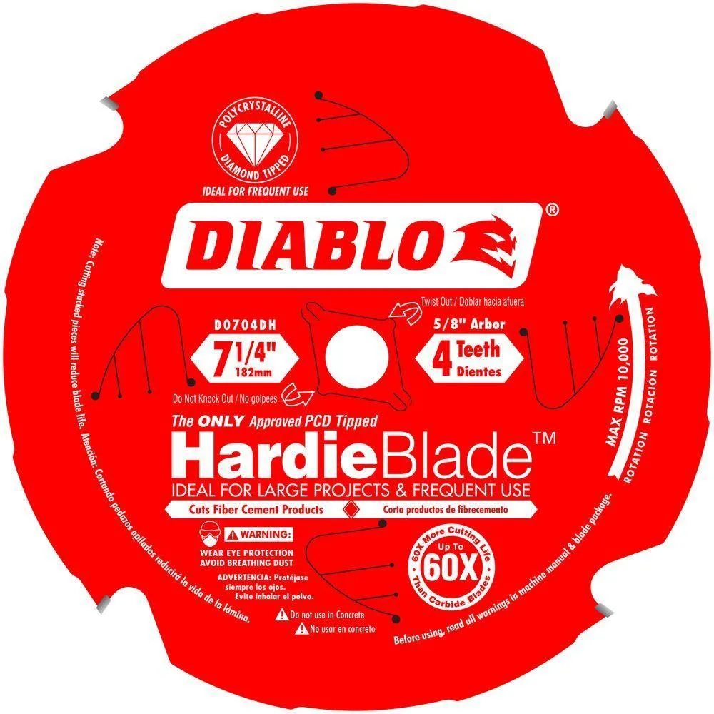 12 in. x 8-Tooth Polycrystalline Diamond (PCD) Tipped James Hardie/Fiber Cement Cutting Saw Blade, photo 16 of 17
