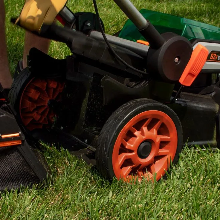 Scotts 21 in. 62-Volt Lithium-Ion Cordless Self-Propelled Walk Behind Mower with 4 Ah and 2.5 Ah Battery and Charger Included, photo 6 of 9