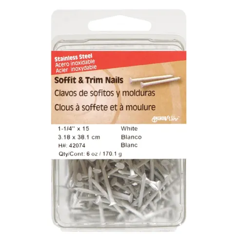 1-1/4 in. Stainless Steel Soffit & Trim Nails
