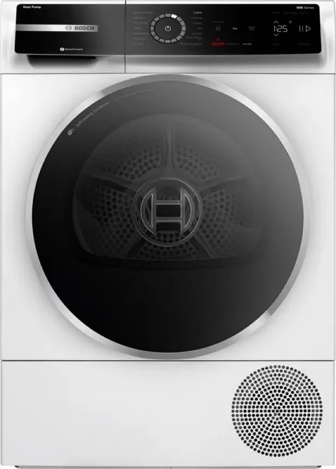 4.0-cu ft Reversible side swing Stackable Electric Dryer