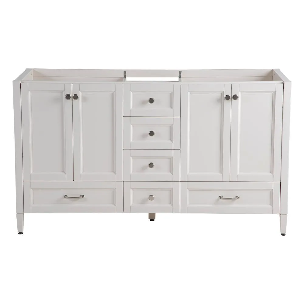 Claxby 48 in. W x 34 in H x 22 in. D Bath Vanity Cabinet Only in Cream, photo 18 of 34