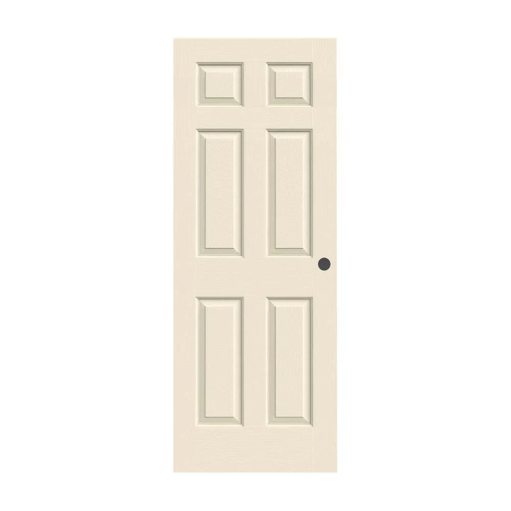 JELD-WEN 30 in. x 80 in. Colonist Primed Textured Molded Composite MDF Interior Door Slab, photo 12 of 18