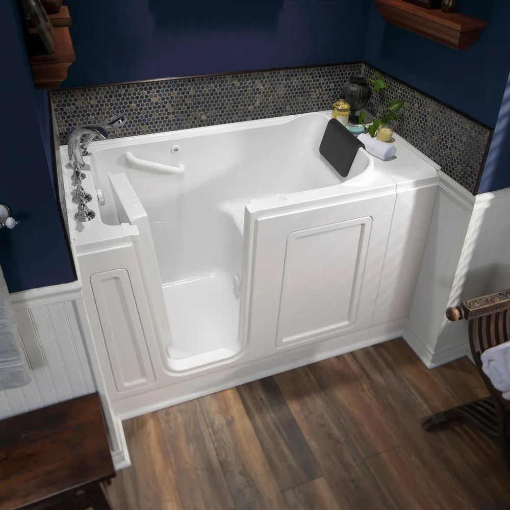Acrylic Luxury 51 in. Walk-In Air Bath Bathtub in White, photo 5 of 16