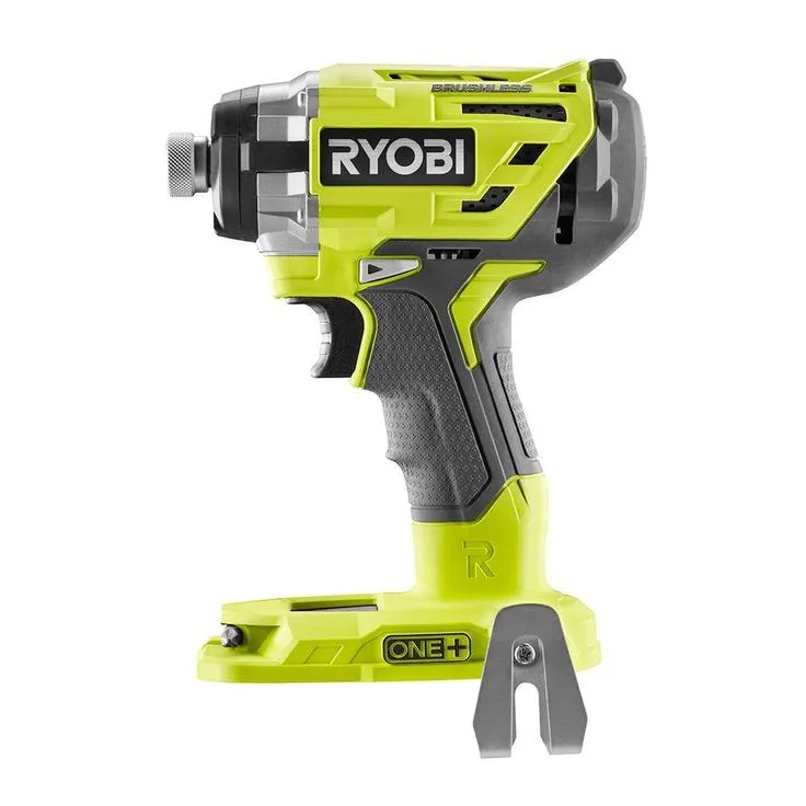 RYOBI 18-Volt ONE+ Cordless Brushless 3-Speed 1/4 in. Hex Impact Driver with Belt Clip with 2.0 Ah Battery and Charger Kit, photo 3 of 8
