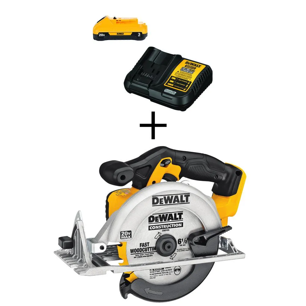 DEWALT 20-Volt MAX Lithium-Ion Cordless 6-1/2 in. Circular Saw (Tool-Only), photo 14 of 15