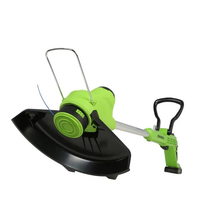 Greenworks 24-Volt 11 in. TORQDRIVE String Trimmer, 2Ah USB Battery and Charger Included ST24B214, photo 9 of 10