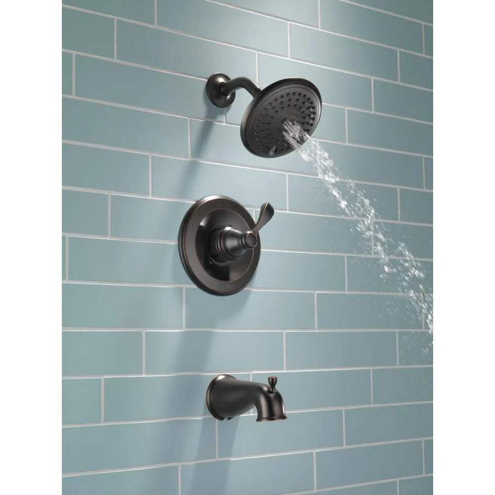 Porter Single-Handle 3-Spray Tub and Shower Faucet in Oil Rubbed Bronze (Valve Included), photo 4 of 11