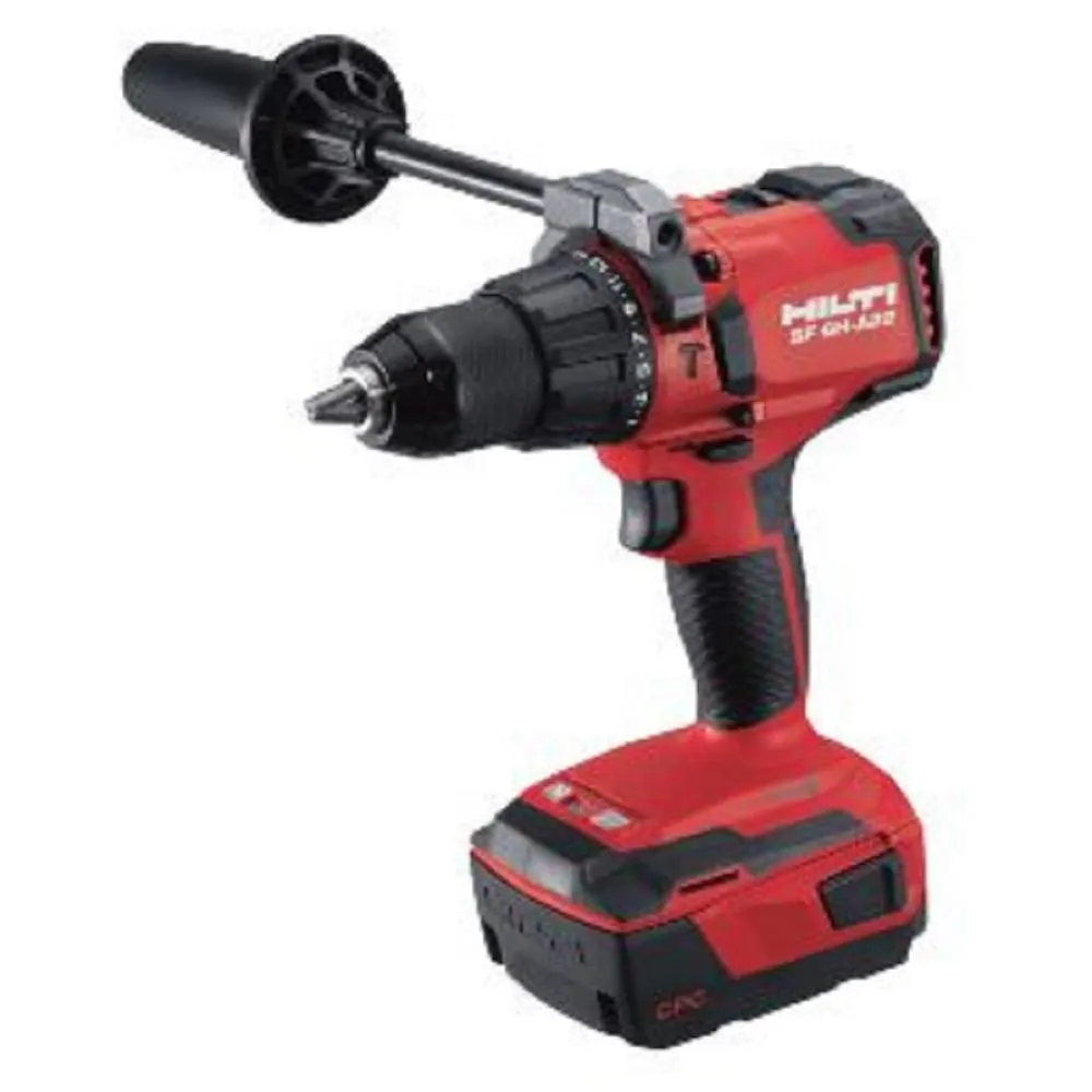 Hilti 22-Volt Lithium-Ion 1/2 in. Cordless Brushless Hammer Drill Driver SF 6H Kit with 2 Batteries, Charger and Bag, photo 5 of 9