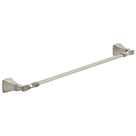 Sawyer 18-in Satin Nickel Wall Mount Single Towel Bar