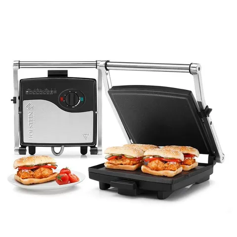 132 sq. in.4-Slice Stainless Steel Electric Griddle with Non-Stick Surface