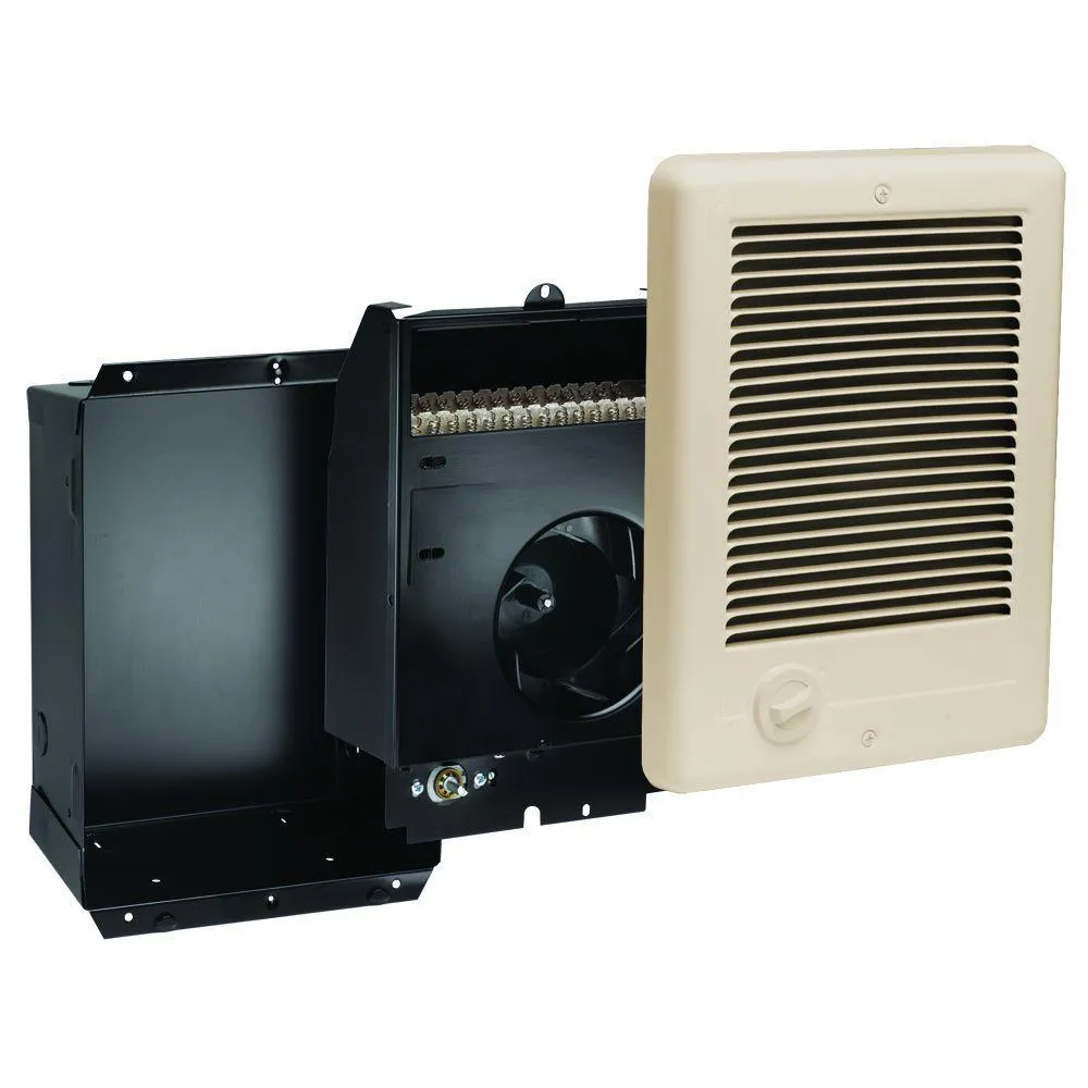 Com-Pak 2,000-Watt 240-Volt Fan-Forced In-Wall Electric Heater in White, photo 5 of 7