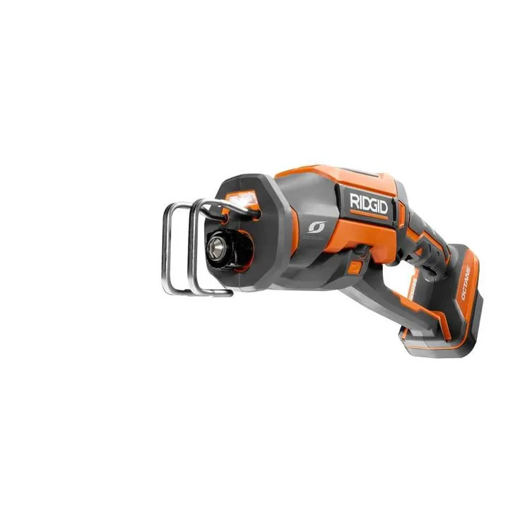 RIDGID 18-Volt OCTANE Cordless Brushless One-Handed Reciprocating Saw Kit with (1) OCTANE Bluetooth 3.0 Ah Battery and Charger, photo 9 of 11
