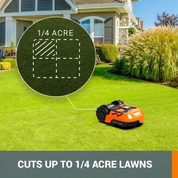 Worx POWER SHARE 20-Volt 7 in. Robotic Landroid Mower, Brushless Wheel Motors, Wifi Plus Phone App with GPS Module Included, photo 8 of 11