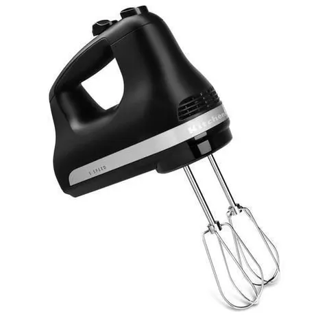 24.0-in Cord 5-Speed Black Matte Hand Mixer