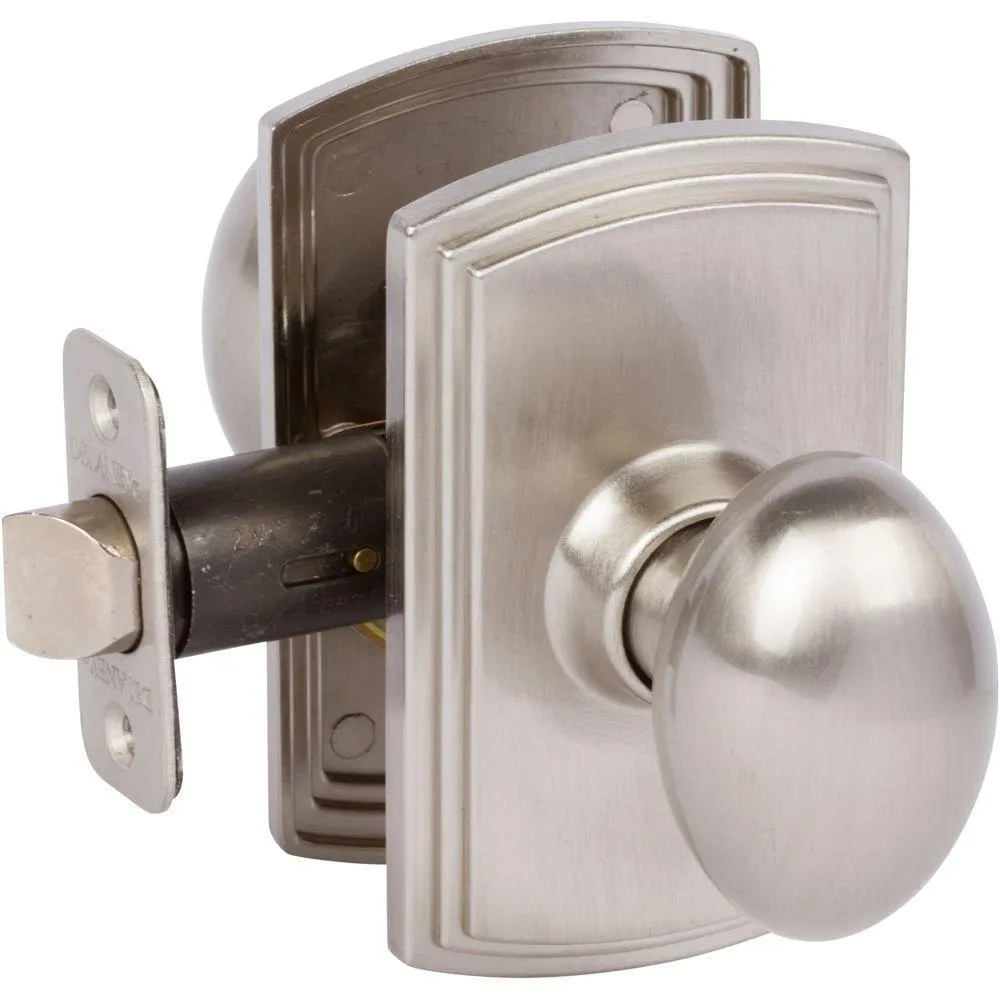 Italian Collection Canova Black Hall/Closet Door Knob, photo 2 of 3