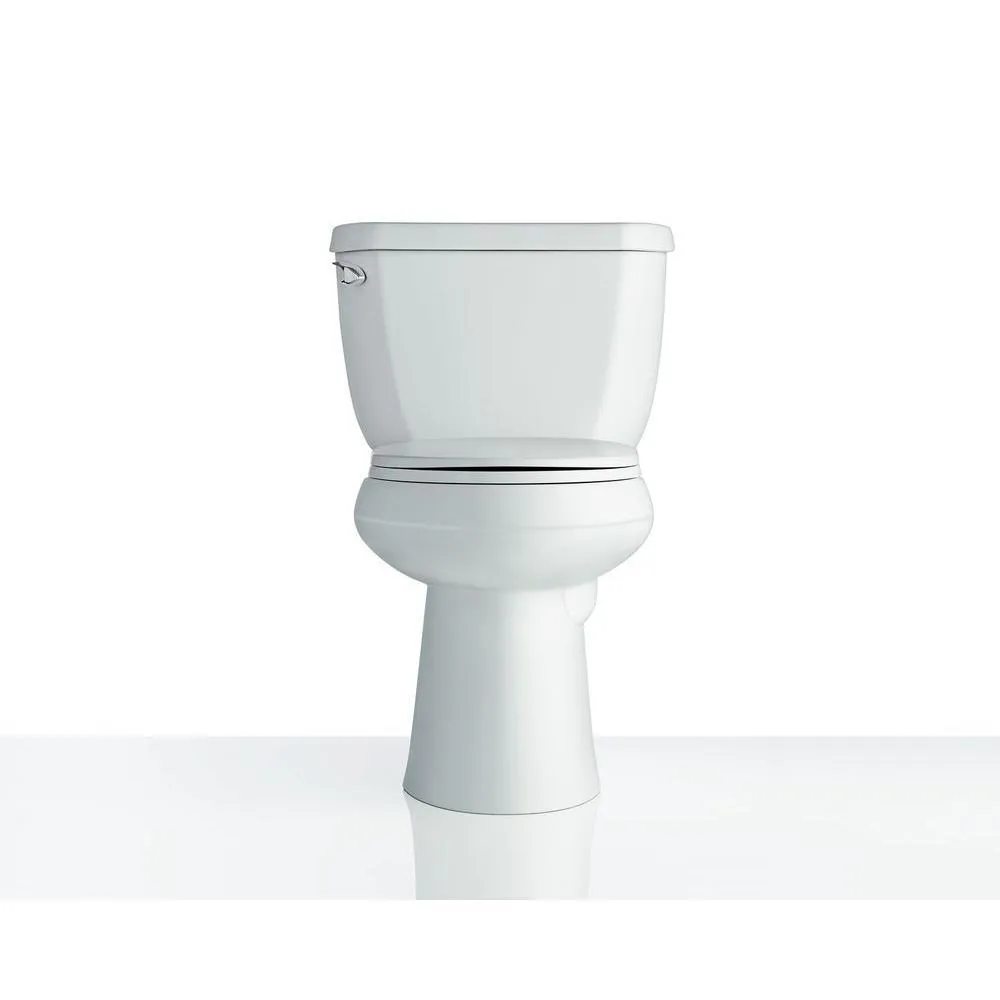 Highline 2-Piece Complete Solution 1.28 GPF Single Flush Elongated Toilet in White with Seat Included (3-Pack), photo 11 of 16