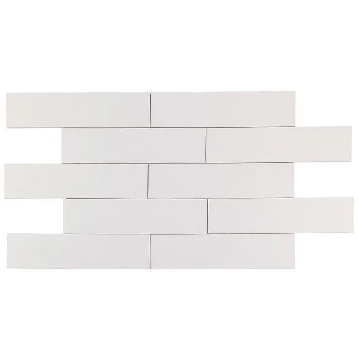 Ivy Hill Tile Encode White 3 in. x 12 in. Porcelain Floor and Wall Tile (32 pieces/7.75 sq. ft./Case), photo 2 of 8