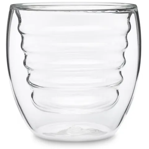 Curva Artisan Series 8 oz. Double Wall Beverage Glasses and Tumblers