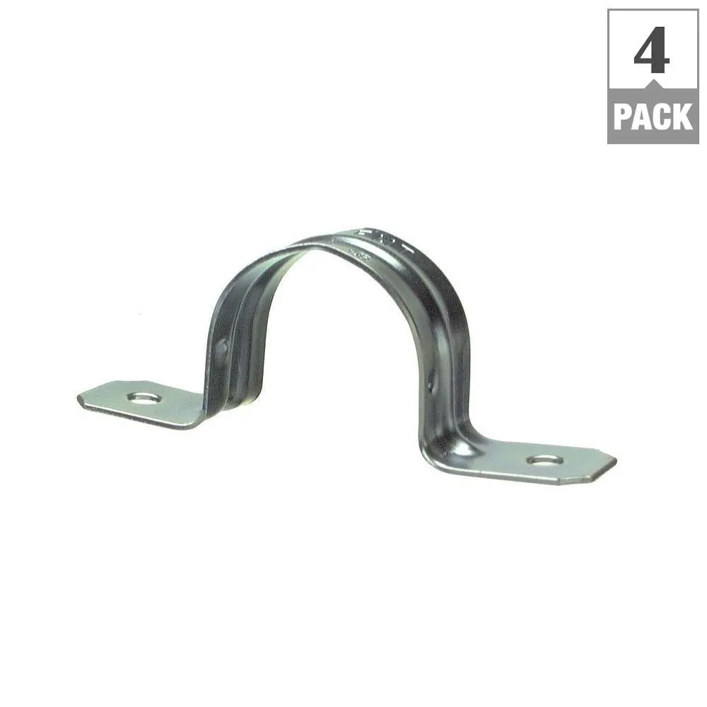 Halex 1 in. 2-Hole Electrical Metallic Tube (EMT) Straps (4-Pack), photo 6 of 14