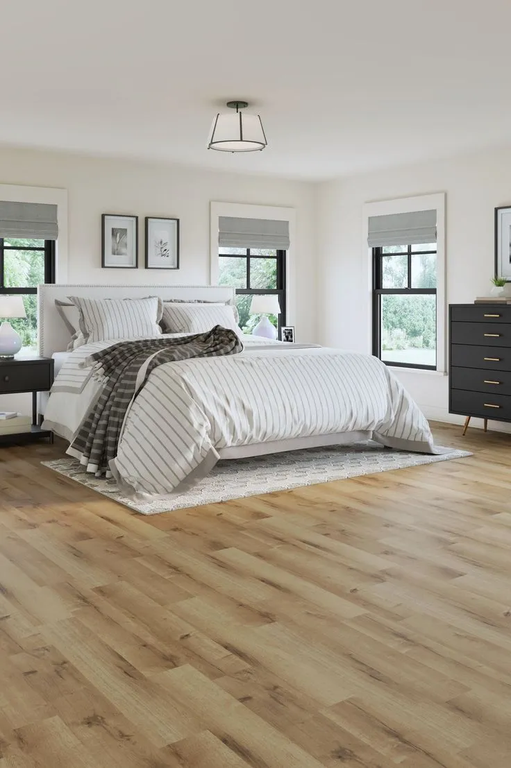 Style Selections Barley Oak 3-mil x 6-in W x 36-in L Water Resistant Peel and Stick Luxury Vinyl Plank Flooring, photo 4 of 7