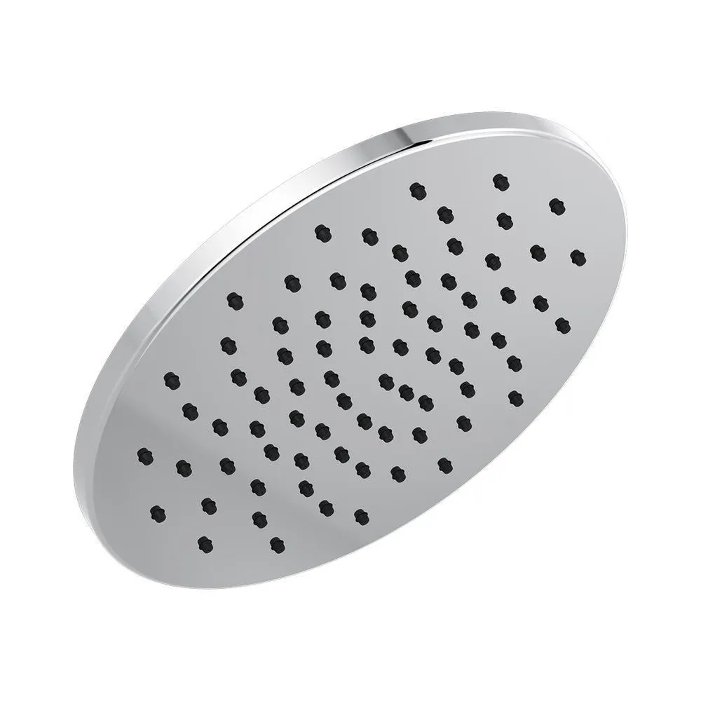 1-Spray 11.8 in. Single Wall Mount Fixed Rain Shower Head in Venetian Bronze, photo 5 of 10