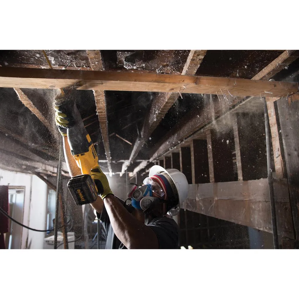 DEWALT FLEXVOLT 60-Volt MAX Lithium-Ion Cordless Brushless Reciprocating Saw with (2) Batteries 2Ah, Charger and Bonus Battery, photo 8 of 12