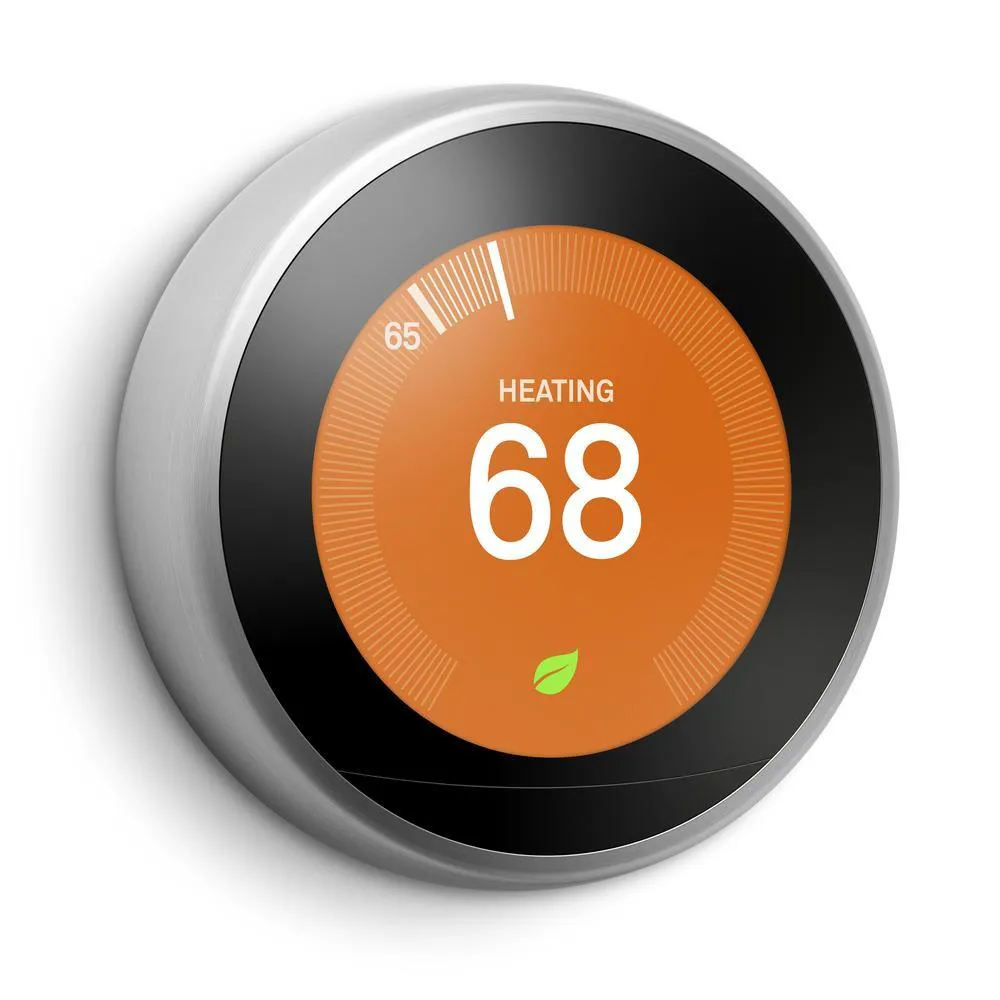 Nest Learning Thermostat 3rd Gen in Stainless Steel, photo 3 of 25