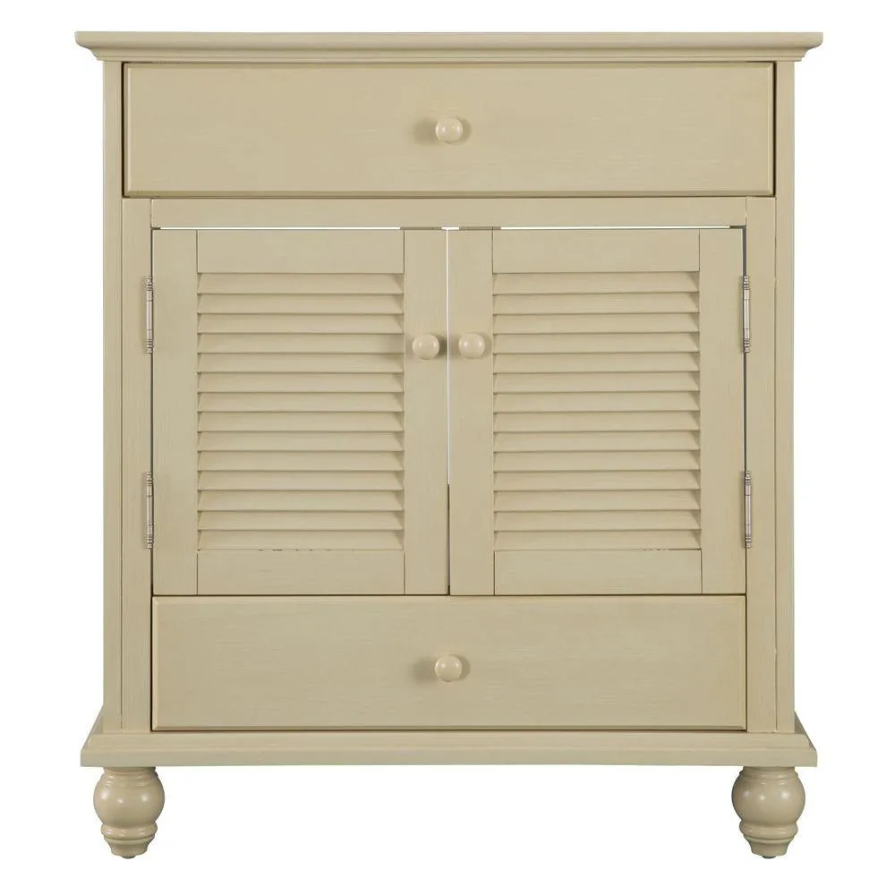 Cottage 48 in. W Bath Vanity Cabinet Only in Antique White, photo 14 of 17