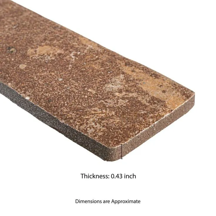 MSI Capella Red Brick 2 in. x 10 in. Matte Porcelain Floor and Wall Tile (5.17 sq. ft. / case), photo 4 of 8