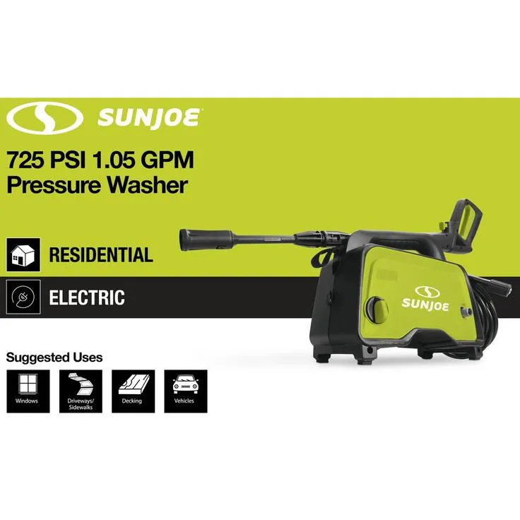 Sun Joe 725 Max PSI 36-Volt 2.0 Ah 1.05 GPM Portable Cordless Electric Pressure Washer, photo 3 of 3