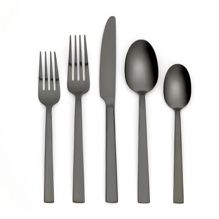Emma 20-Piece Copper 18/0 Stainless Steel Flatware Set (Service for 4), photo 2 of 6