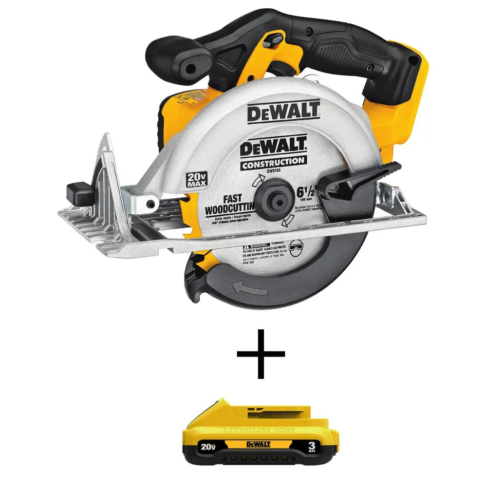 DEWALT 20-Volt MAX Lithium-Ion Cordless 6-1/2 in. Circular Saw (Tool-Only), photo 13 of 15