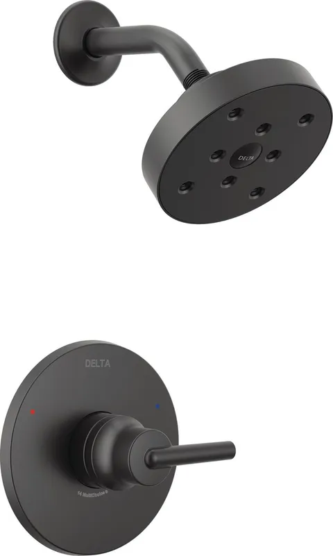 Trinsic Matte Black 1-Handle Shower Faucet