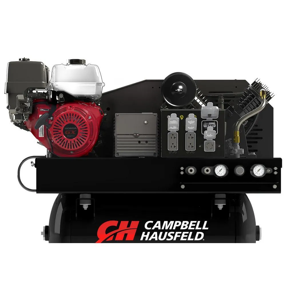 Campbell Hausfeld Air Compressor/Generator Combo Unit 30 Gal. Stationary Gas Honda GX390 Engine 14 CFM, 5000-Watt Generator (GR2200), photo 2 of 3