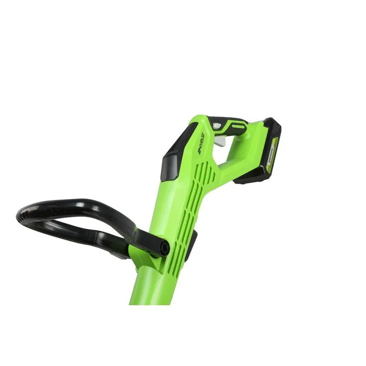 Greenworks 24-Volt 12 in. TORQDRIVE String Trimmer, 2Ah USB Battery and Charger Included ST24B212, photo 2 of 7